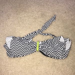 Strapless Chevron Bikini Top